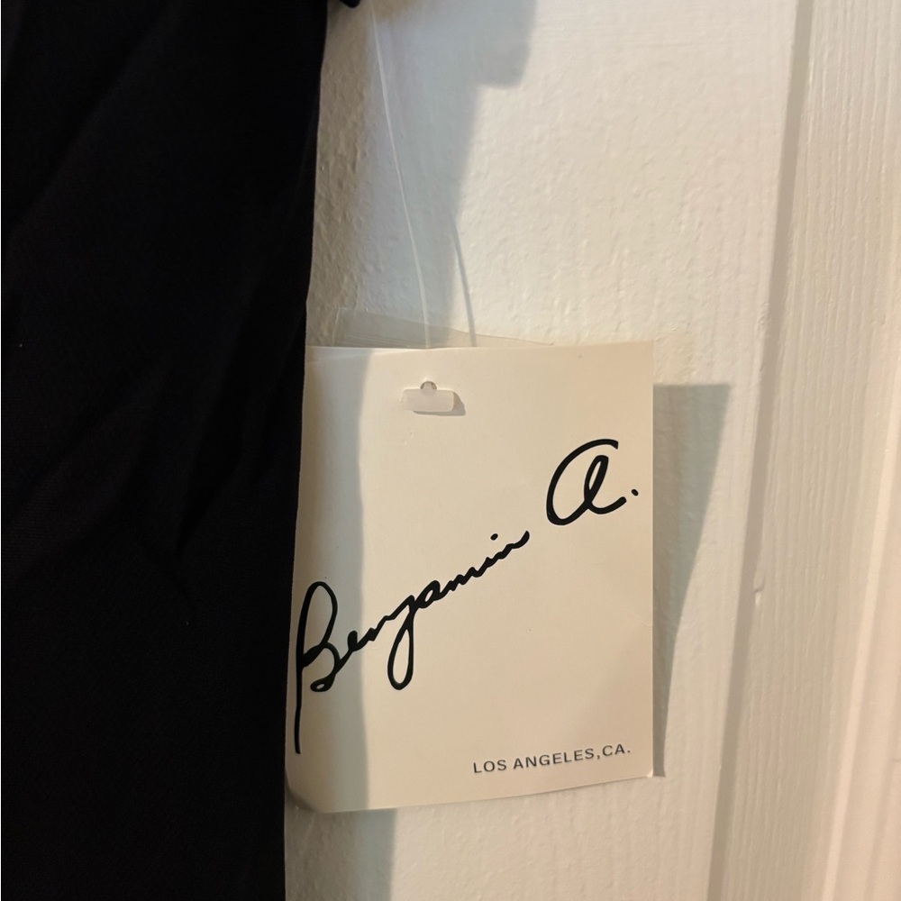 Benjamin A. Los Angeles Black Crew Neck Maxi Dress - Picture 5 of 6